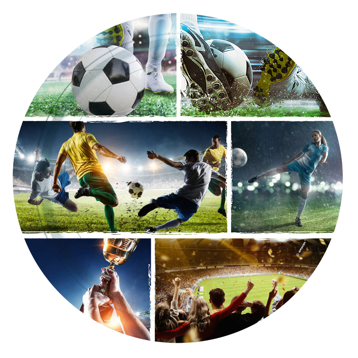 Assiettes Football Kick It x8 – Anniversaire Foot et Soirée Match