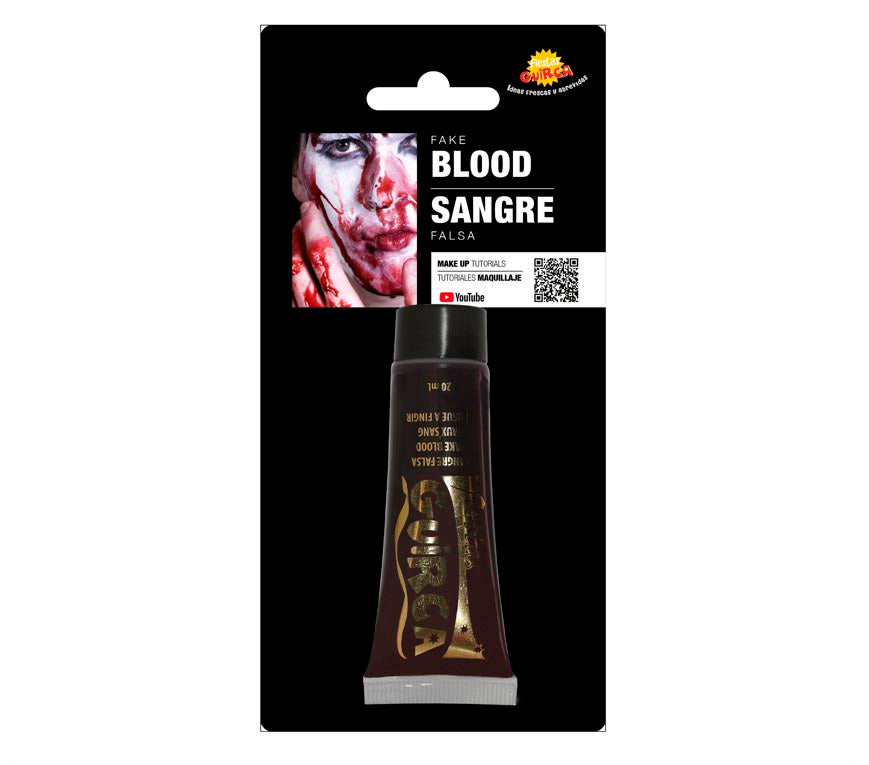 Tube de Sang Factice 20 ml – Maquillage Halloween
