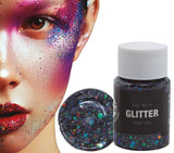 Gel à Paillettes Noir, Fuchsia et Rouge – Festival et Anniversaire