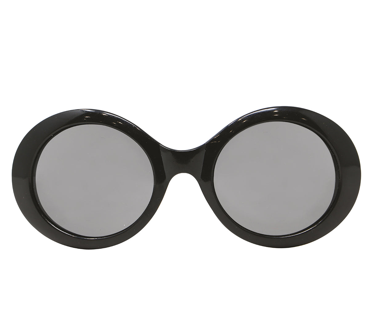 1960s-style black PVC sunglasses - Party accessory
