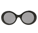 1960s-style black PVC sunglasses - Party accessory
