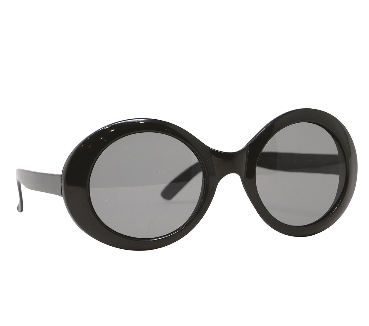 1960s-style black PVC sunglasses - Party accessory