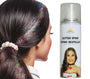 Multicolor glitter hair spray 125ml for Halloween parties, ideal makeup accessory for festive celebrations.