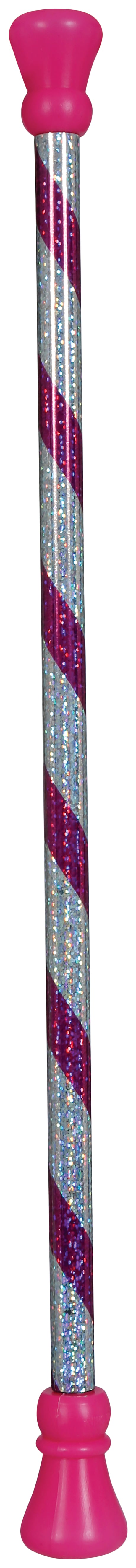 Bâton majorette multicolore en PVC - 54 cm