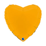 Ballon cœur mat - 14" - Gonflage Hélium en boutique