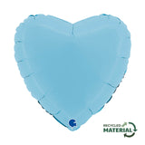 Ballon cœur mat - 14" - Gonflage Hélium en boutique