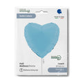 Matte heart-shaped balloon - 14" - Helium inflation available in store
