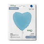 Ballon cœur mat - 14" - Gonflage Hélium en boutique