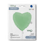 Ballon cœur mat - 14" - Gonflage Hélium en boutique