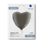 Ballon cœur - Effet holographique arc-en-ciel - 36 cm - Gonflage Hélium en boutique