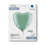 Ballon cœur - Effet holographique arc-en-ciel - 36 cm - Gonflage Hélium en boutique