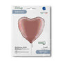 Ballon cœur - Effet holographique arc-en-ciel - 36 cm - Gonflage Hélium en boutique