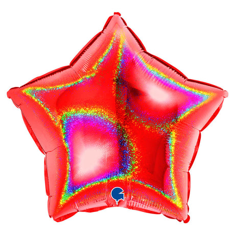 Ballon étoile pailleté - 43 cm - Gonflage Hélium en boutique