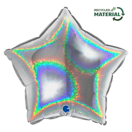Ballon étoile pailleté - 43 cm - Gonflage Hélium en boutique