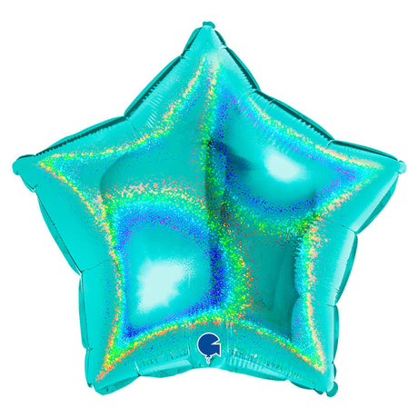 Ballon étoile pailleté - 43 cm - Gonflage Hélium en boutique