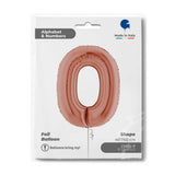 Ballon chiffre - Rose gold - 40" - Gonflage Hélium en boutique