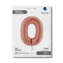 Ballon chiffre - Rose gold - 40" - Gonflage Hélium en boutique