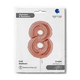 Ballon chiffre - Rose gold - 40" - Gonflage Hélium en boutique