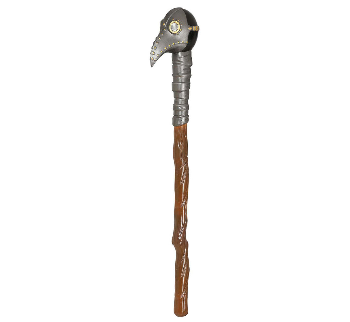 Bâton peste démontable brun en PVC 70 cm - Halloween