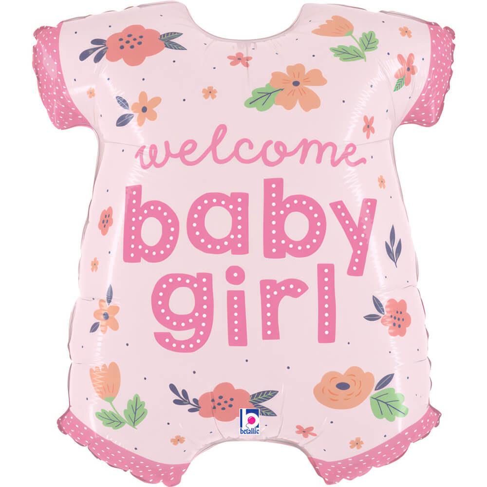 Ballon baby girl - Rose - 26" - Gonflage Hélium en boutique