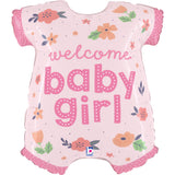 Ballon baby girl - Rose - 26" - Gonflage Hélium en boutique