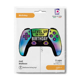Ballon anniversaire manette de jeu - Multicolore - 30" - Gonflage Hélium en boutique