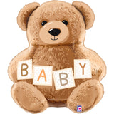 Ballon ourson - Baby - 26" - Gonflage Hélium en boutique