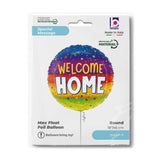 Ballon rond Welcome Home - 14" - Gonflage Hélium en boutique