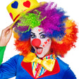 Red clown nose made of soft polyurethane foam, suitable for adults and children, ideal for circus costumes and party accessories.