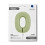 Ballon chiffre - vert olive satiné - 40" - Gonflage Hélium en boutique