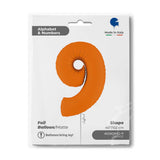 Ballon chiffre - Orange mat - 40" - Gonflage Hélium en boutique
