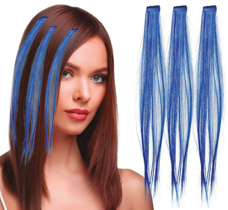 Mèches cheveux synthétiques - 3 pièces 50 cm