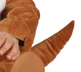 Déguisement dinosaure bébé brun et blanc 12-18 mois