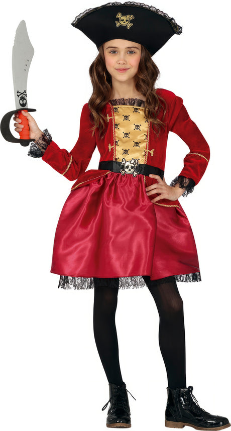 Déguisement Pirate Fille - Chapeau et Robe