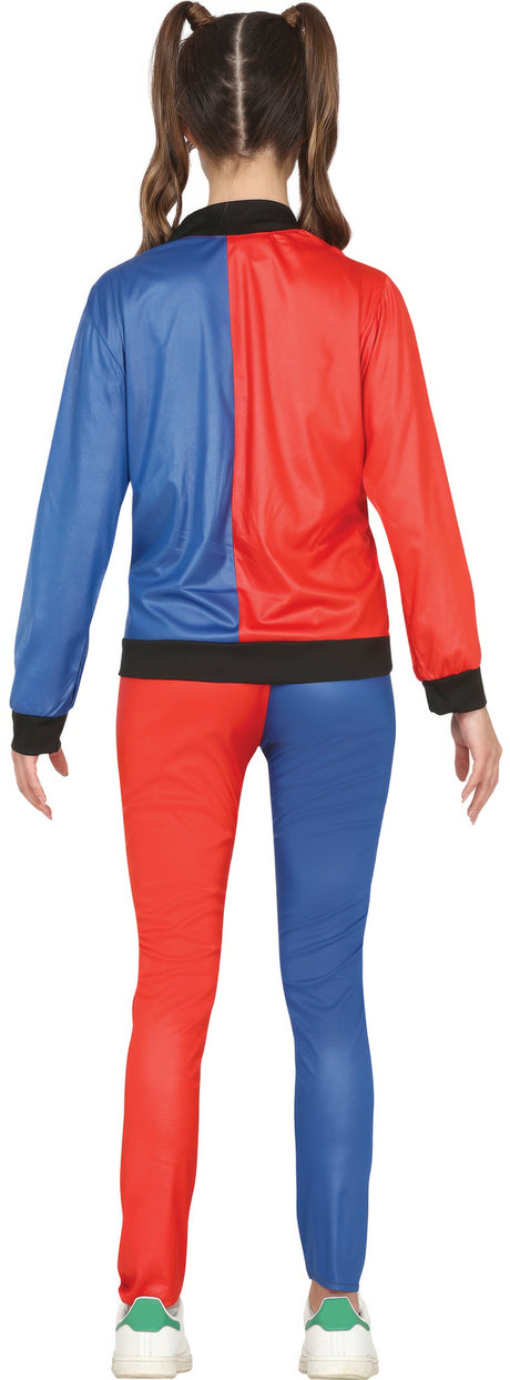 Déguisement fille dangereuse bleu et rouge - 14-16 ans - Halloween