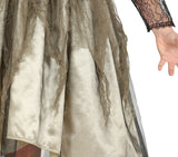 Déguisement fantôme mariée enfant blanc gris 5-6 ans