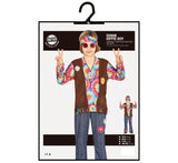 Déguisement hippie enfant multicolore - 5 à 6 ans