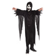 Howling Harry kids Halloween costume for boys ages 4 to 6, horror-themed outfit made of 100% polyester.