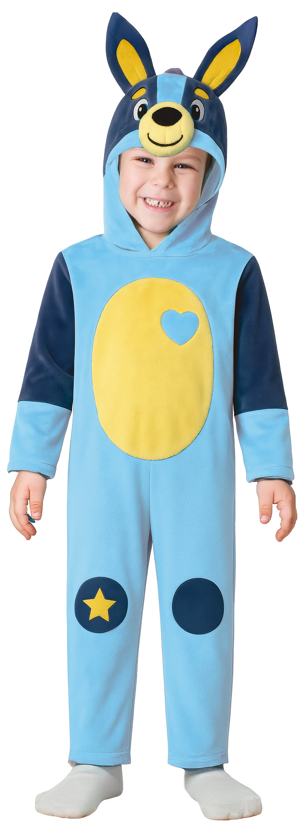 Colorful Dog Costume Boy - Hood and Jumpsuit
