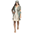 Adult women's Ghost Pirate Misty costume in size 36/38, Halloween outfit made of 100% polyester, ideal for pirate and spirit themed parties.