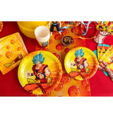 Assiettes Dragon Ball Super © – anniversaire manga – lot de 8 – 23 cm
