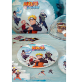 Assiettes Naruto Shippuden © en carton sans plastique – anniversaire manga – lot de 8 – 23 cm