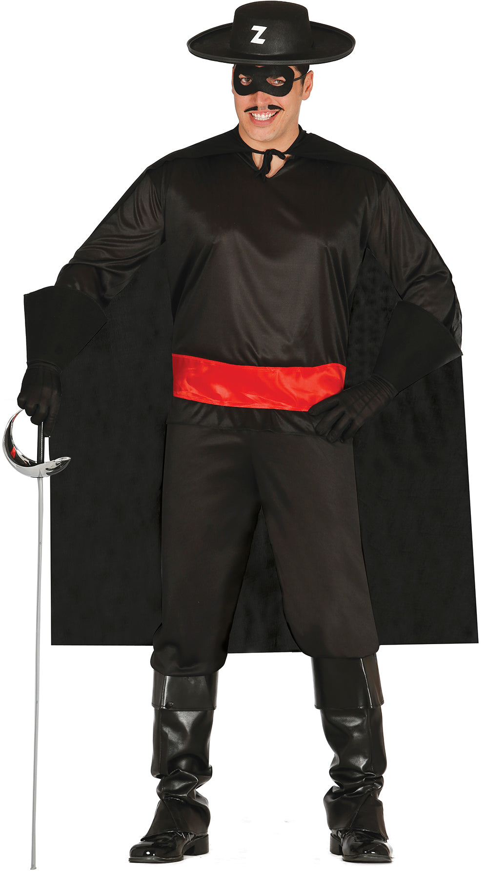Men's Knight Costume - Wolf, Shirt, Cape, Belt, and Pants