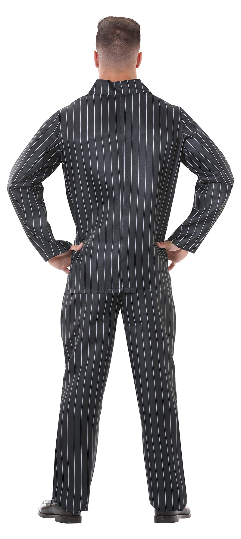 Black adult gangster costume - 1920s - Size L