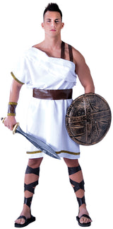 Men's Spartan Costume - Tunic, Belt, and Bracelets