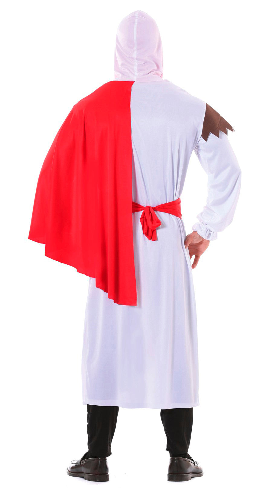 Déguisement chevalier adulte rouge et blanc - taille L