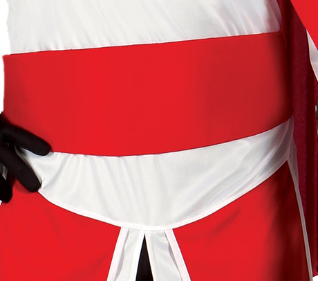 Déguisement chevalier adulte rouge et blanc - taille L