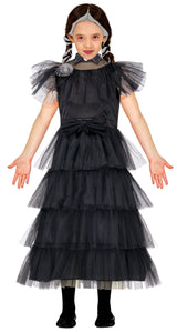 Déguisement reine de la nuit gothique noir enfant 10-12 ans