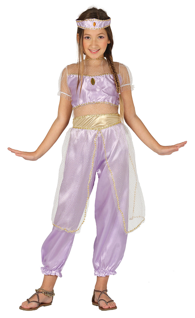 Girls' Oriental Dancer Costume - Headband and Dress