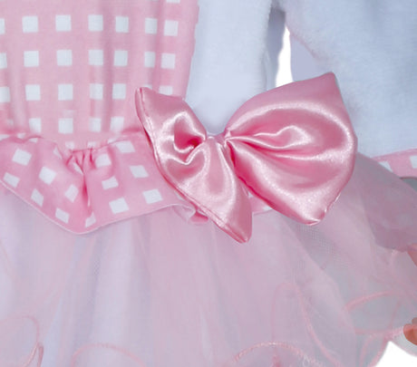 Déguisement agneau bébé blanc et rose 12-18 mois